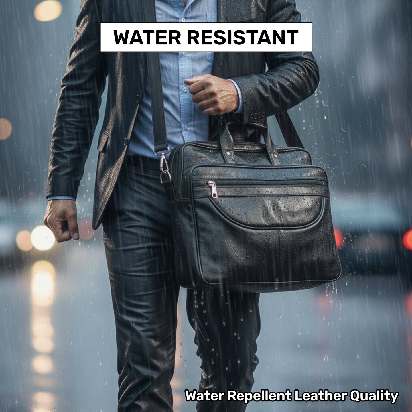 Expandable Laptop Folder Messenger Bag