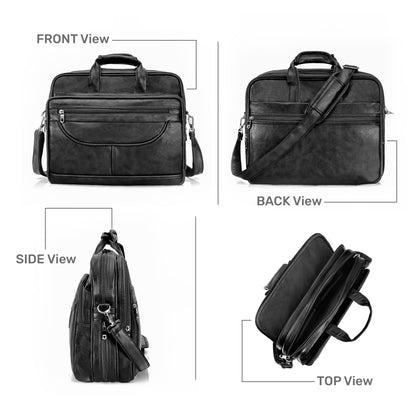 Expandable Laptop Folder Messenger Bag