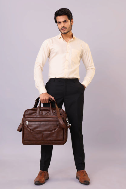 Expandable Laptop Folder Messenger Bag