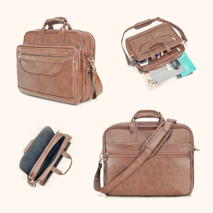 Expandable Laptop Folder Messenger Bag