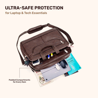 Expandable Laptop Folder Messenger Bag