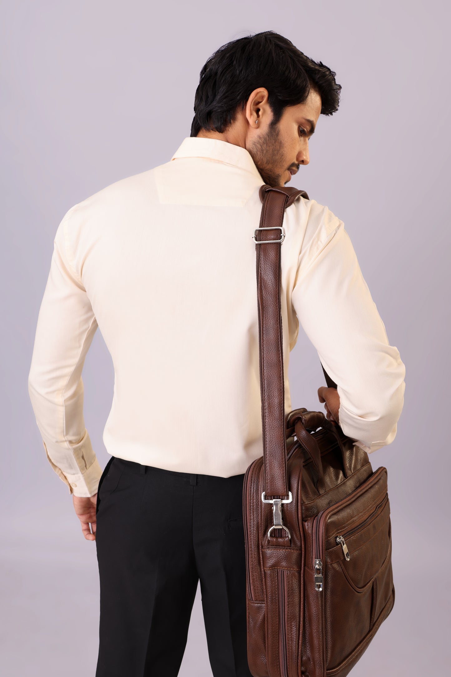 Expandable Laptop Folder Messenger Bag